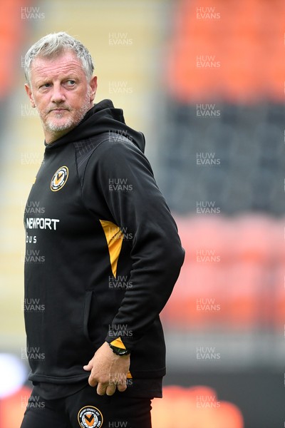290725 - Barnet v Newport County - Carabao Cup Preliminary Round - Newport County Assistant Manager, Wayne Hatswell