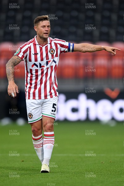 290725 - Barnet v Newport County - Carabao Cup Preliminary Round - James Clarke of Newport County