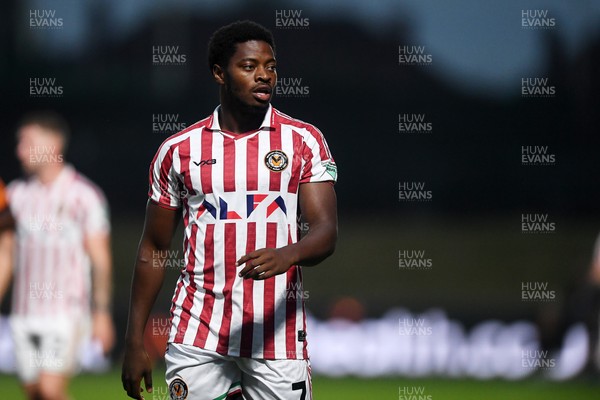 290725 - Barnet v Newport County - Carabao Cup Preliminary Round - Bobby Kamwa of Newport County