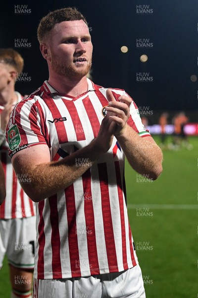 290725 - Barnet v Newport County - Carabao Cup Preliminary Round - Lee Jenkins of Newport County