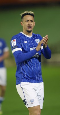 100326 - Barnsley v Cardiff City - Sky Bet League 1 - Callum Robinson of Cardiff at the end of the match