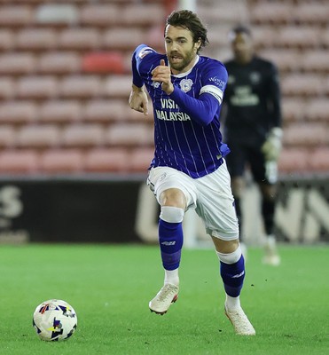 100326 - Barnsley v Cardiff City - Sky Bet League 1 - Calum Chambers of Cardiff