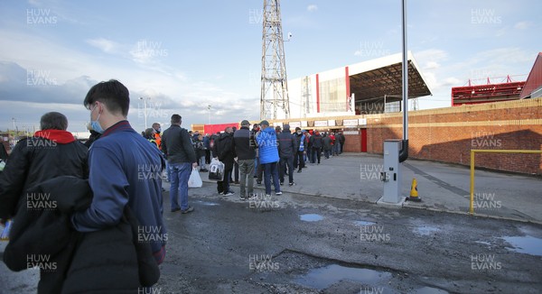 170521 - Barnsley v Swansea City - Sky Bet Championship - Turnstiles at Oakwell open for the 1st time in over a year