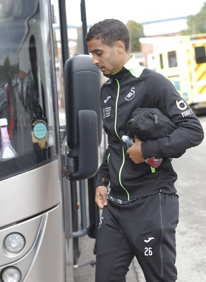 191019 - Barnsley v Swansea City - Sky Bet Championship - Kyle Naughton of Swansea