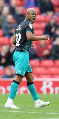 191019 - Barnsley v Swansea City - Sky Bet Championship - Andre Ayew of Swansea