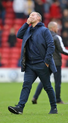 191019 - Barnsley v Swansea City - Sky Bet Championship - Manager Steve Cooper  of Swansea at the end of the match looking very disappointed