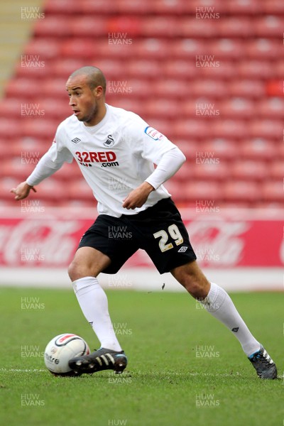 22.01.11 -Barnsley v Swansea City, Npower Championship - Swansea City's Ashley Richards 