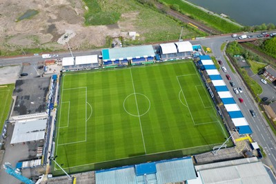 030526 - Barrow v Newport County - Sky Bet League 2 -  A general view of the Holker street Stadium