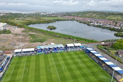 030526 - Barrow v Newport County - Sky Bet League 2 -  A general view of the Holker street Stadium