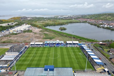 030526 - Barrow v Newport County - Sky Bet League 2 -  A general view of the Holker street Stadium