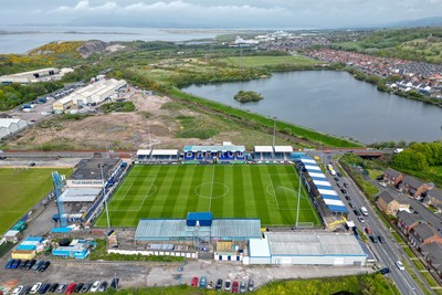 030526 - Barrow v Newport County - Sky Bet League 2 -  A general view of the Holker street Stadium