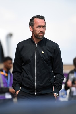 020526 - Barrow v Newport County - Sky Bet League 2 -  Newport County Head Coach, Christian Fuchs arrives at the stadium