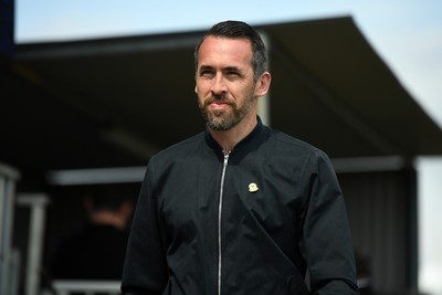 020526 - Barrow v Newport County - Sky Bet League 2 -  Newport County Head Coach, Christian Fuchs arrives at the stadium