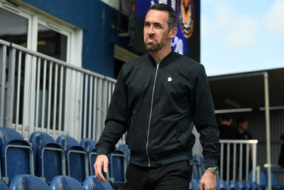 020526 - Barrow v Newport County - Sky Bet League 2 -  Newport County Head Coach, Christian Fuchs arrives at the stadium
