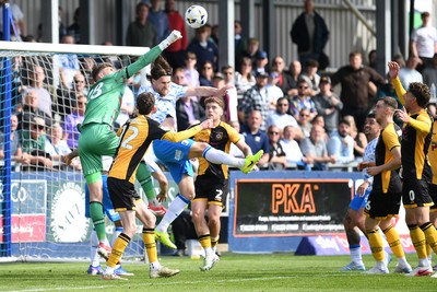 020526 - Barrow v Newport County - Sky Bet League 2 -  Jordan Wright of Newport County clears a corner