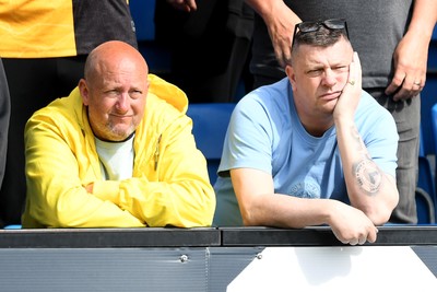 020526 - Barrow v Newport County - Sky Bet League 2 -  Dejected Newport after conceding the first goal