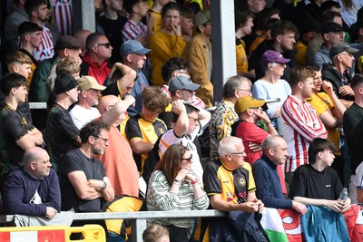 020526 - Barrow v Newport County - Sky Bet League 2 -  Dejected Newport after conceding the first goal