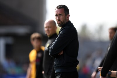 020526 - Barrow v Newport County - Sky Bet League 2 -  Newport County Head Coach, Christian Fuchs