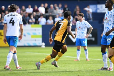 020526 - Barrow v Newport County - Sky Bet League 2 -  Bobby Kamwa of Newport County scores a goal