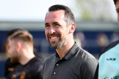 020526 - Barrow v Newport County - Sky Bet League 2 -  Newport County Head Coach, Christian Fuchs