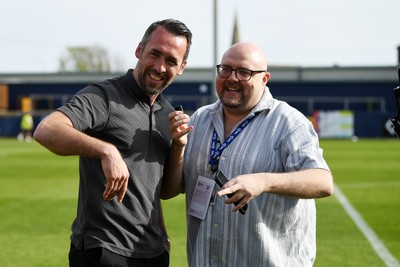 020526 - Barrow v Newport County - Sky Bet League 2 -  Newport County Head Coach, Christian Fuchs with the media at full time