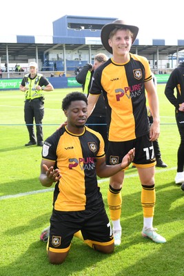 020526 - Barrow v Newport County - Sky Bet League 2 -  Bobby Kamwa of Newport County at full time