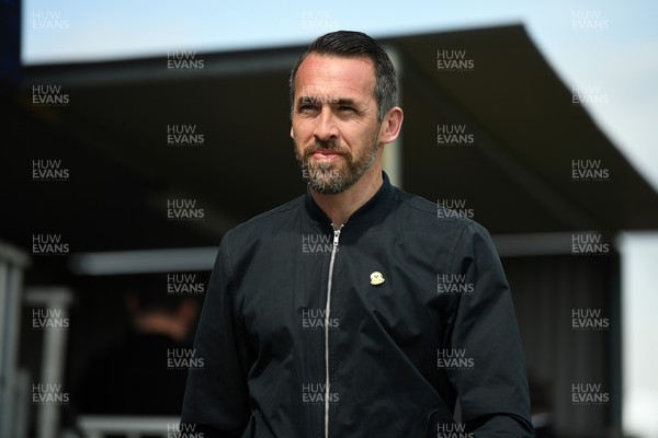 020526 - Barrow v Newport County - Sky Bet League 2 -  Newport County Head Coach, Christian Fuchs arrives at the stadium