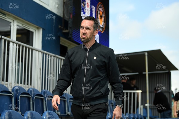 020526 - Barrow v Newport County - Sky Bet League 2 -  Newport County Head Coach, Christian Fuchs arrives at the stadium