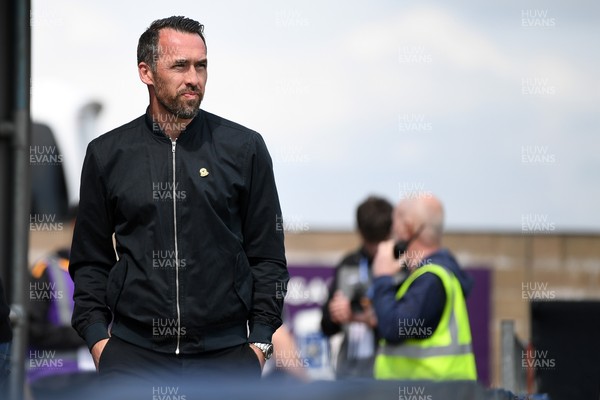 020526 - Barrow v Newport County - Sky Bet League 2 -  Newport County Head Coach, Christian Fuchs arrives at the stadium