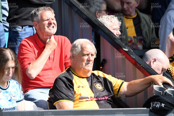020526 - Barrow v Newport County - Sky Bet League 2 -  Dejected Newport fans after their side concedes the first goal
