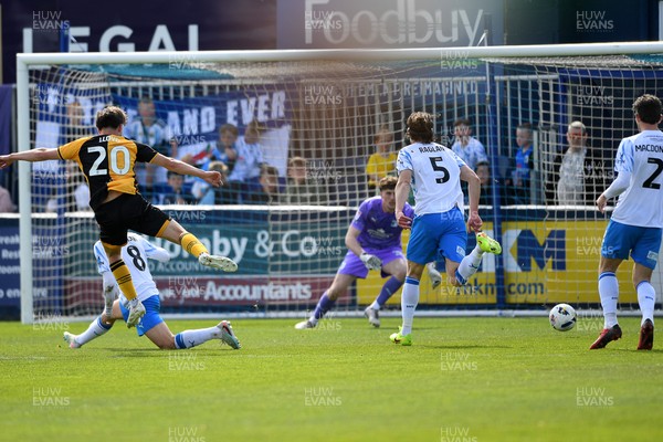 020526 - Barrow v Newport County - Sky Bet League 2 -  Ben Lloyd of Newport County goes close