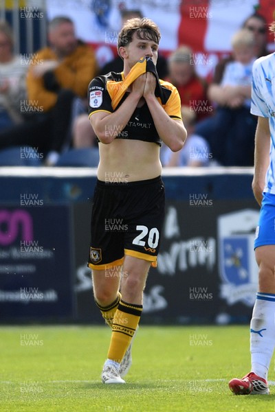 020526 - Barrow v Newport County - Sky Bet League 2 -  Ben Lloyd of Newport County goes close