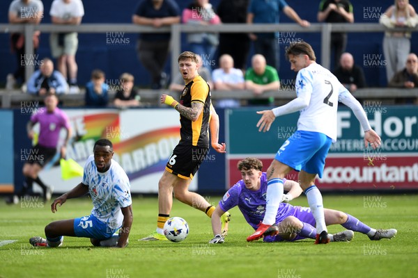 020526 - Barrow v Newport County - Sky Bet League 2 -  James Crole of Newport County goes close but can’t find the net