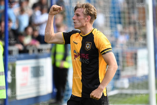 020526 - Barrow v Newport County - Sky Bet League 2 -  Tom Davies of Newport County celebrates at full time