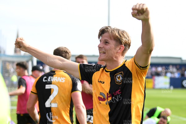 020526 - Barrow v Newport County - Sky Bet League 2 -  Tom Davies of Newport County celebrates at full time