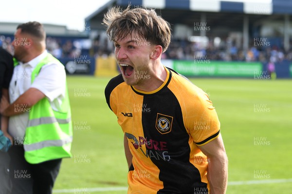 020526 - Barrow v Newport County - Sky Bet League 2 -  Ben Lloyd of Newport County celebrates