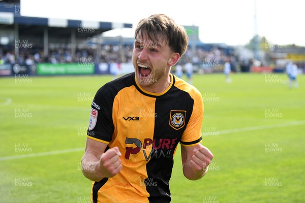 020526 - Barrow v Newport County - Sky Bet League 2 -  Ben Lloyd of Newport County celebrates