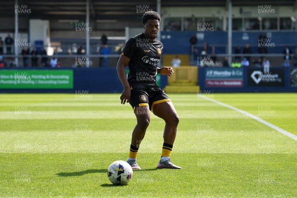 020526 - Barrow v Newport County - Sky Bet League 2 -  Bobby Kamwa of Newport County