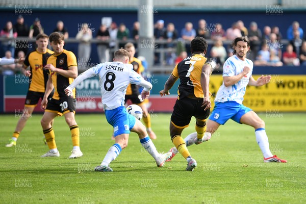 020526 - Barrow v Newport County - Sky Bet League 2 -  Bobby Kamwa of Newport County scores a goal