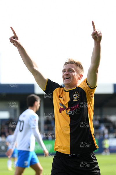 020526 - Barrow v Newport County - Sky Bet League 2 -  Matt Smith of Newport County celebrates at full time