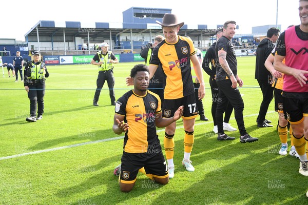 020526 - Barrow v Newport County - Sky Bet League 2 -  Bobby Kamwa of Newport County at full time