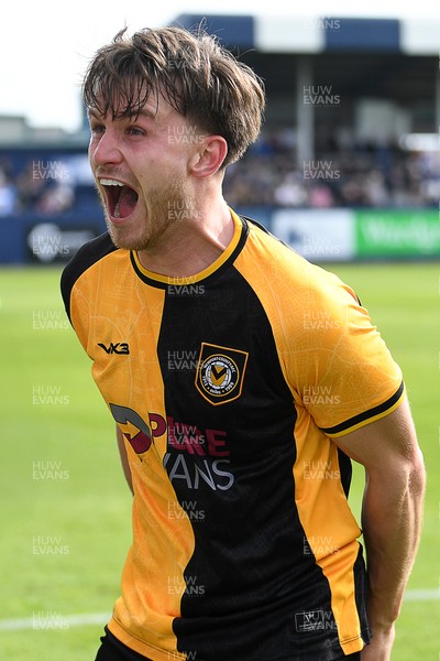 020526 - Barrow v Newport County - Sky Bet League 2 -  Ben Lloyd of Newport County celebrates at full time