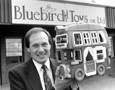 160889 - Picture shows Barry Gunter, Bluebird Toys director, outside their Merthyr Tydfil factory