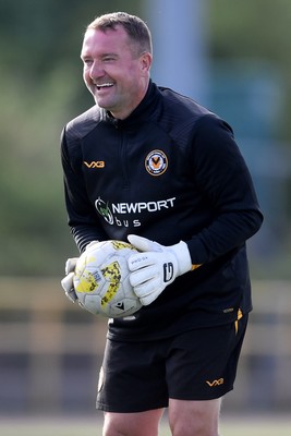 250725 - Barry Town United v Newport County - Pre Season Friendly - Newport County Goalkeeper Coach, Lee Kendall