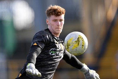 250725 - Barry Town United v Newport County - Pre Season Friendly - Jacob Carney of Newport County