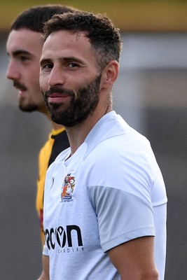 250725 - Barry Town United v Newport County - Pre Season Friendly - Robbie Willmott of Barry Town United