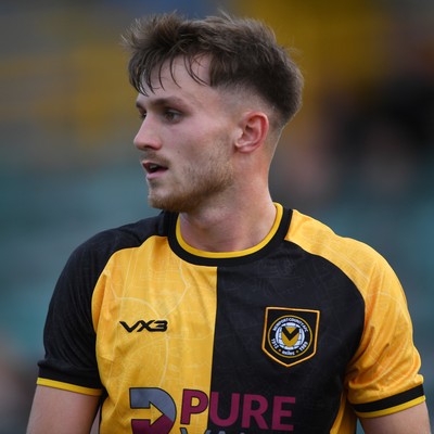 250725 - Barry Town United v Newport County - Pre Season Friendly - Ben Lloyd of Newport County