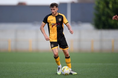 250725 - Barry Town United v Newport County - Pre Season Friendly - Ben Lloyd of Newport County