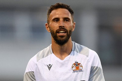 250725 - Barry Town United v Newport County - Pre Season Friendly - Robbie Willmott of Barry Town United