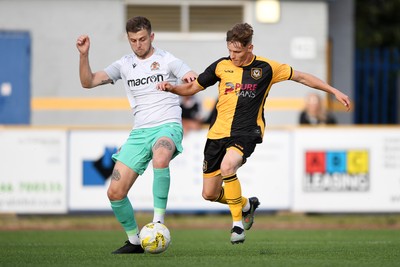250725 - Barry Town United v Newport County - Pre Season Friendly - Jac Norris of Newport County